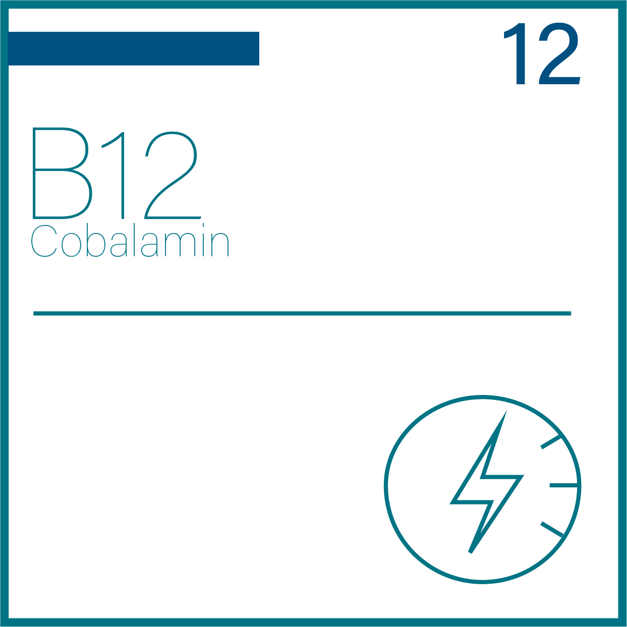Vitamin B12 (Methylcobalamin) periodic table icon