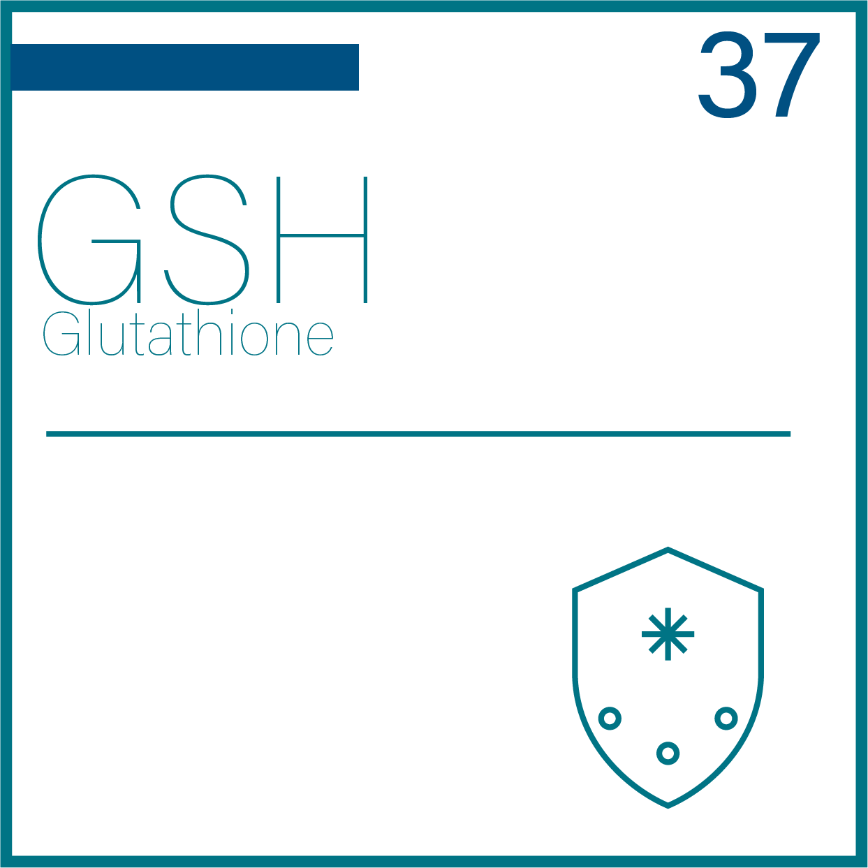Glutathione periodic table icon
