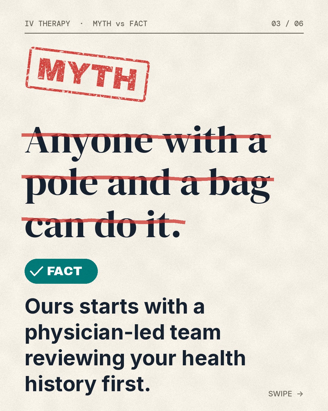 Healthy Solutions Clinic's physician-led team reviews your health history before IV therapy.