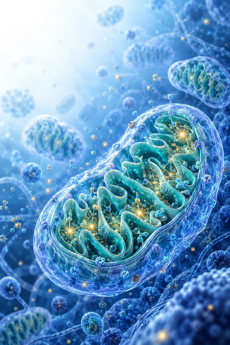 Conceptual illustration of cell activity research